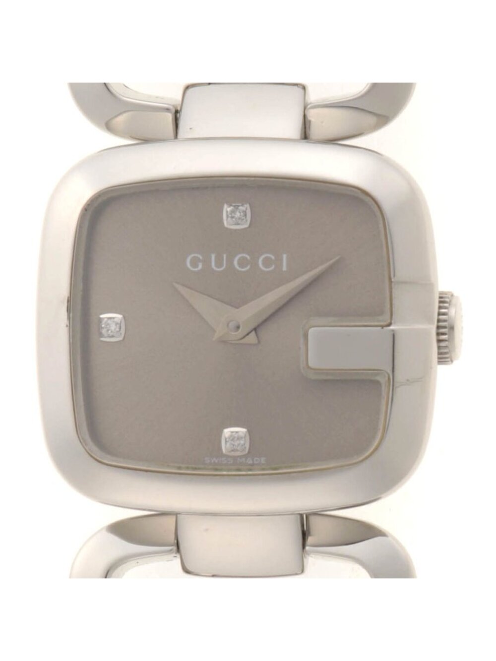 Gucci G-Collection Watch Stainless Steel Brown Dial Quartz